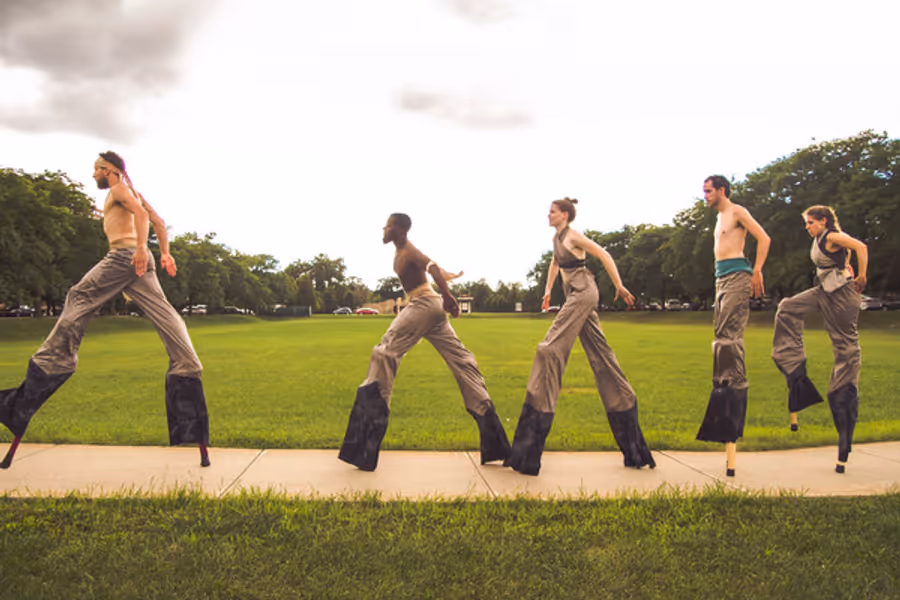 Photo Flash: First Look at Walkabout Theater's Outdoor Spectacle TALL GIRL AND THE LIGHTNING PARADE Image