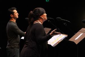 Costs of Living Rehearsal. Photo by Andrew Garrett. Property of Village Theatre. @ BroadwayWorld Costs of Living Rehearsal. Photo by Andrew Garrett. Property of Village Theatre. Photo