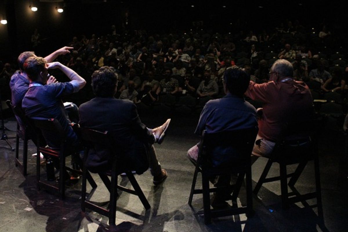 Audience during Talkback. Photo by Andrew Garrett. Property of Village Theatre. at 