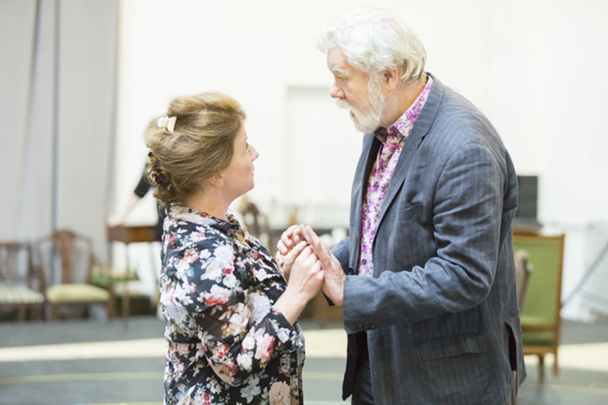 Felicity Montagu and Matthew Kelly at 