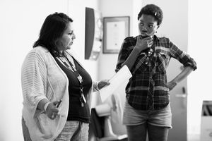 Pooja Ghai & Estella Daniels @ BroadwayWorld Pooja Ghai & Estella Daniels Photo