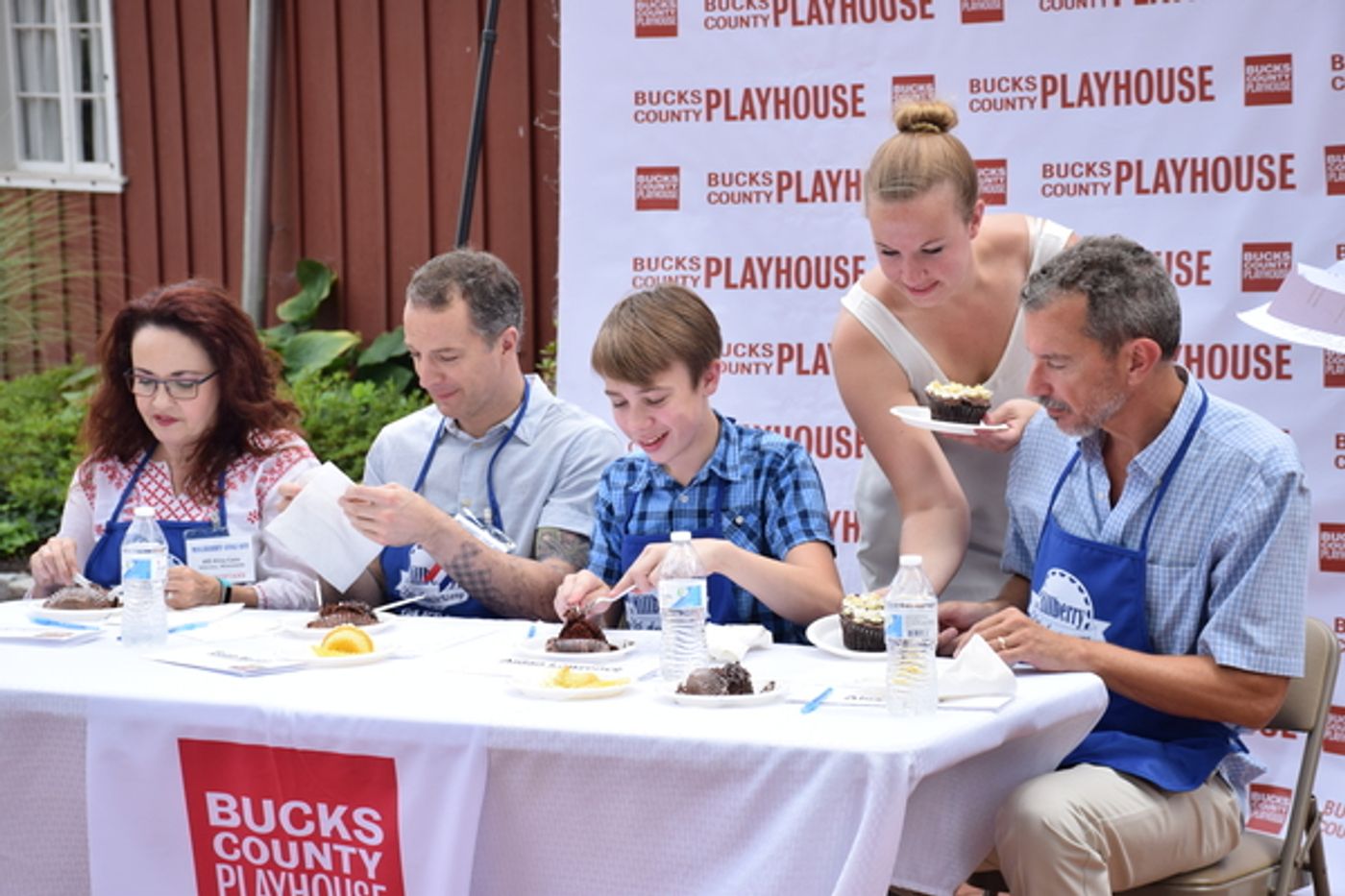Photo Flash: Justin Guarini Hosts Cupcake-Off at Bucks County Playhouse in Honor of CAKE OFF Musical  Image