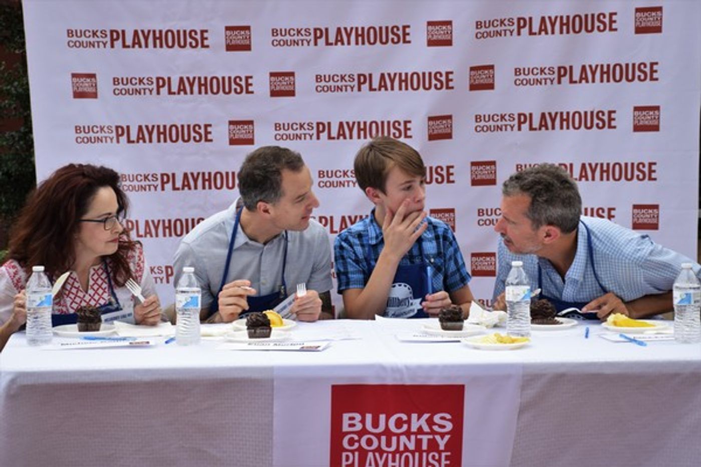 Photo Flash: Justin Guarini Hosts Cupcake-Off at Bucks County Playhouse in Honor of CAKE OFF Musical  Image