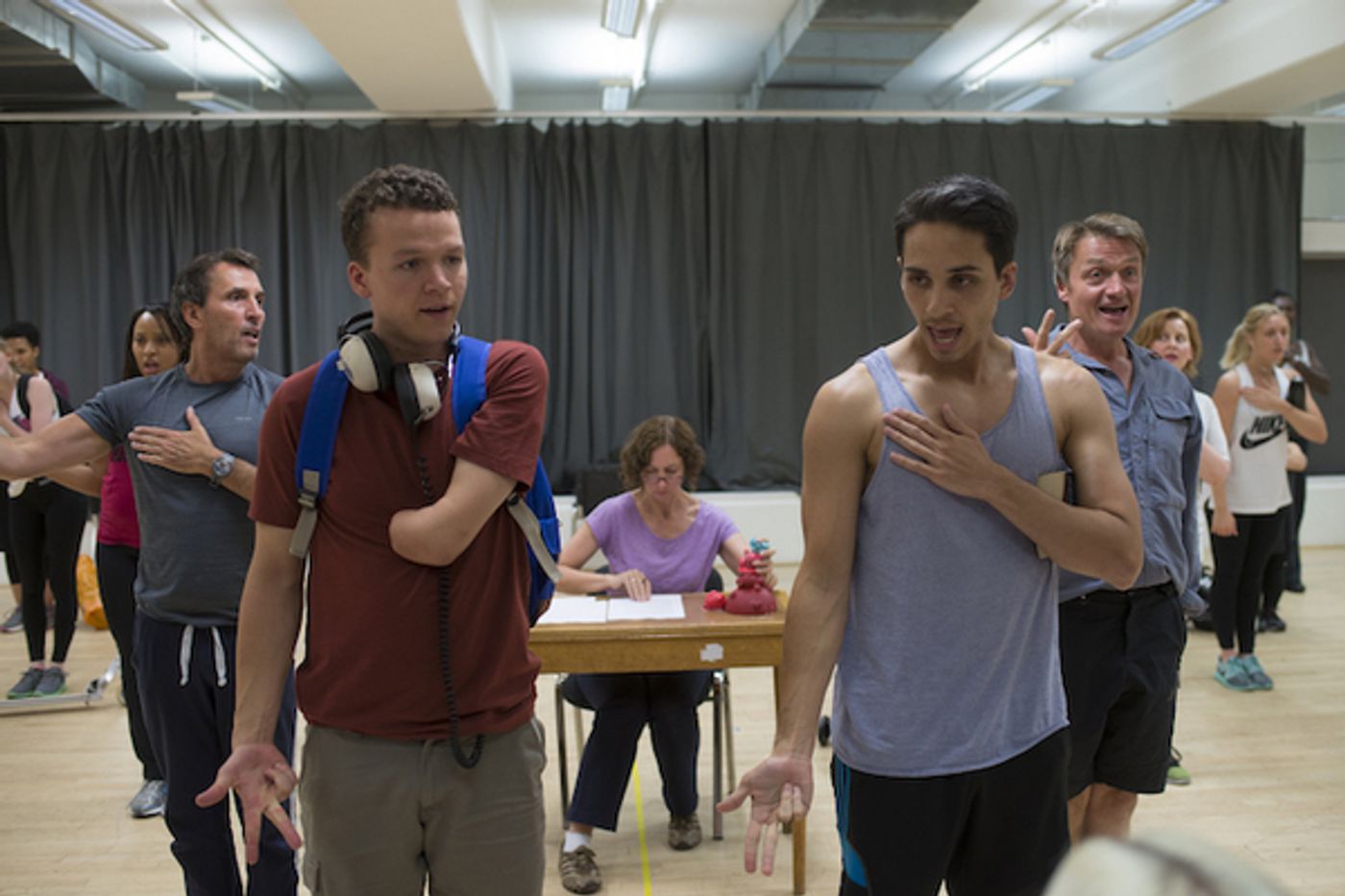 Photo Flash: In Rehearsal With A PACIFIST'S GUIDE TO THE WAR ON CANCER  Image