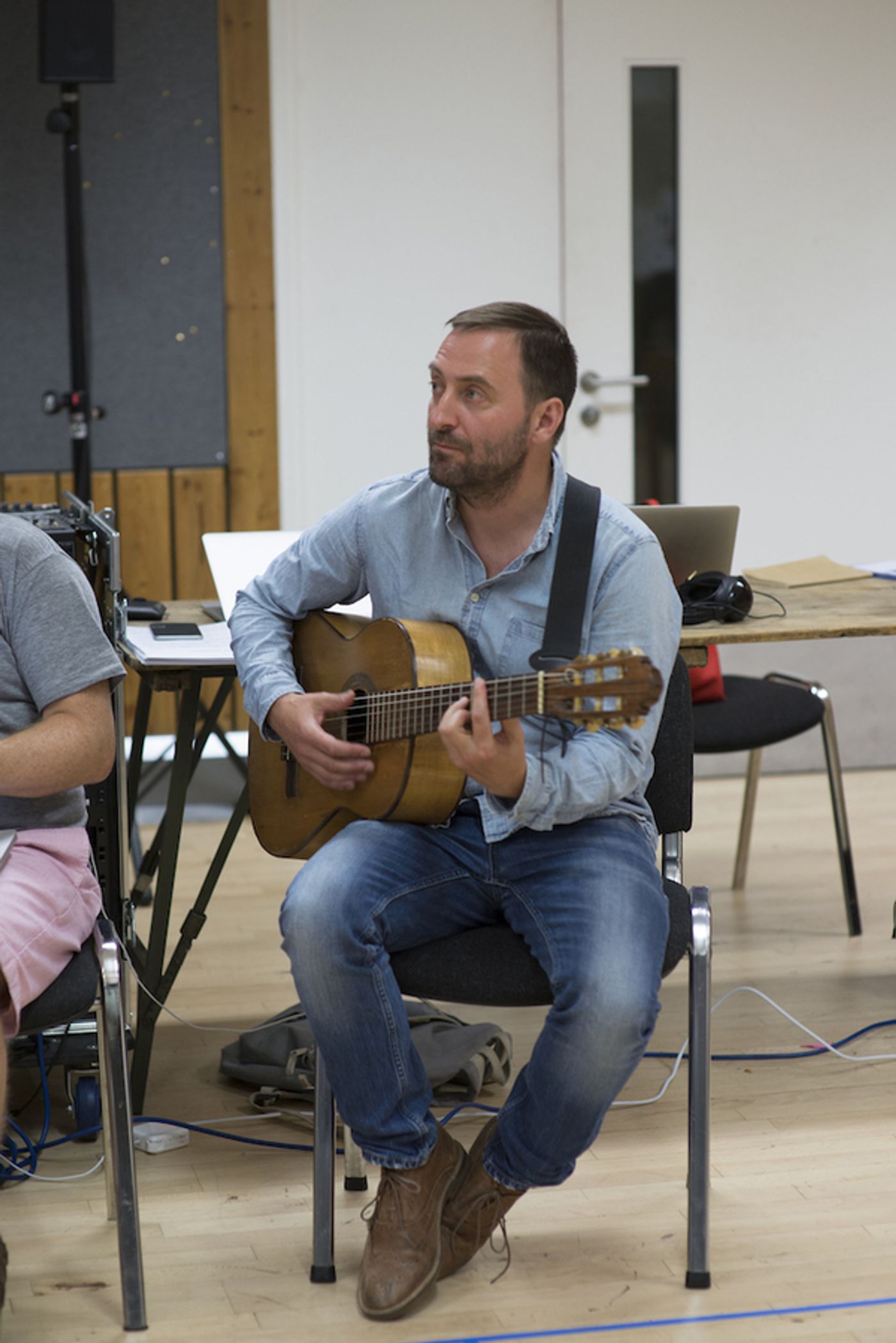 Photo Flash: In Rehearsal With A PACIFIST'S GUIDE TO THE WAR ON CANCER  Image