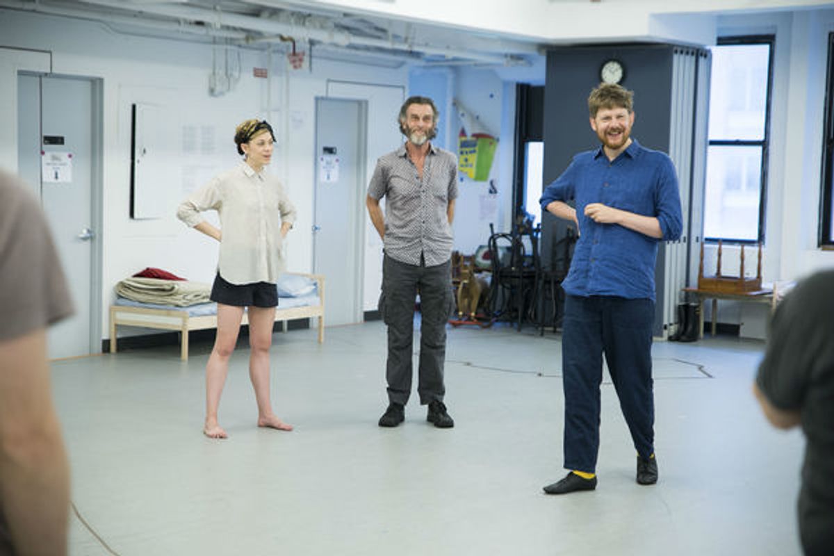 Susanah Flood, John Glover and Simon Godwin at 