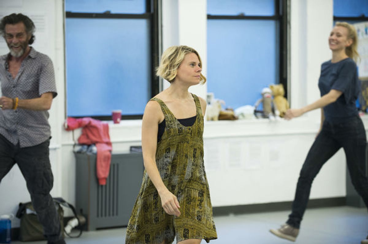 John Glover, Celia Keenan-Bolger and Tina Benko at 