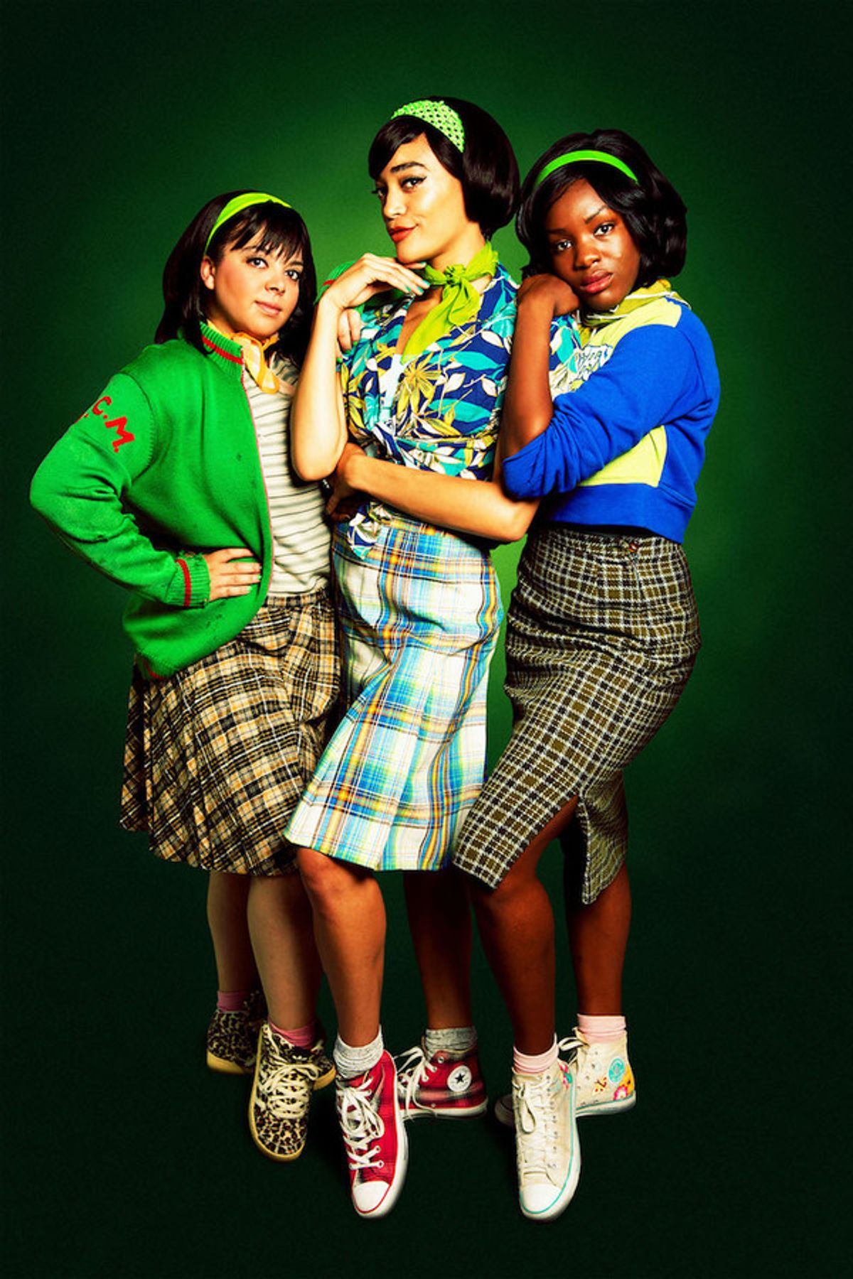 Sasha Latoya, Cassie Clare and Vanessa Fisher at 