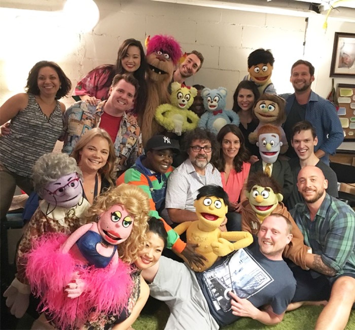 Photo Flash: Tina Fey and Jeff Richmond Have a Blast at AVENUE Q Photo Flash: Tina Fey and Jeff Richmond Have a Blast at AVENUE Q Image