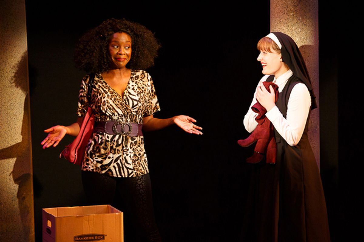 Jeannette Bayardelle (Deloris Van Cartier) and Lael Van Keuren (Mary Robert) at 