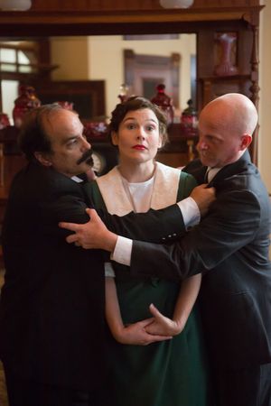 Greg Thompson (Versati), Louise (Nicole Jeannine Smith) and Derrick Phillips (Theo Ma Photo