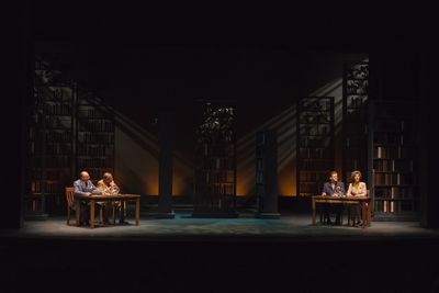 A scene from the Midwest Premiere of Kenneth Jones' â€œAlabama Storyâ€ at Pe Photo