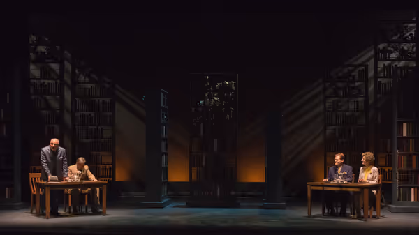 A scene from the Midwest Premiere of Kenneth Jones' â€œAlabama Storyâ€ at Pe Photo