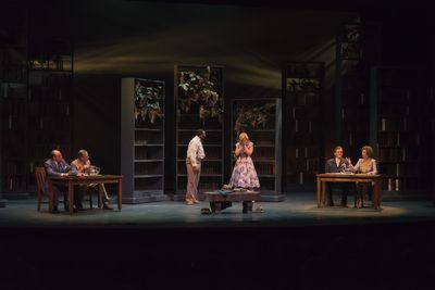 A scene from the Midwest Premiere of Kenneth Jones' â€œAlabama Storyâ€ at Pe Photo