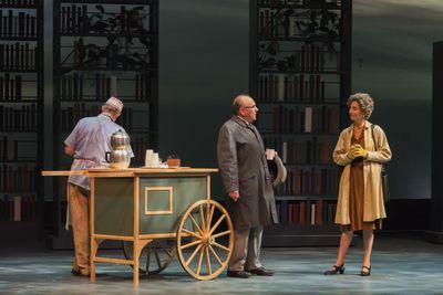 A scene from the Midwest Premiere of Kenneth Jones' â€œAlabama Storyâ€ at Pe Photo