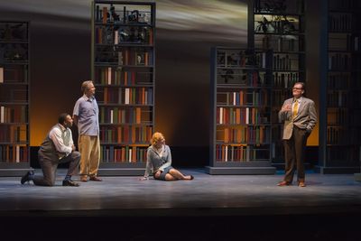 A scene from the Midwest Premiere of Kenneth Jones' â€œAlabama Storyâ€ at Pe Photo