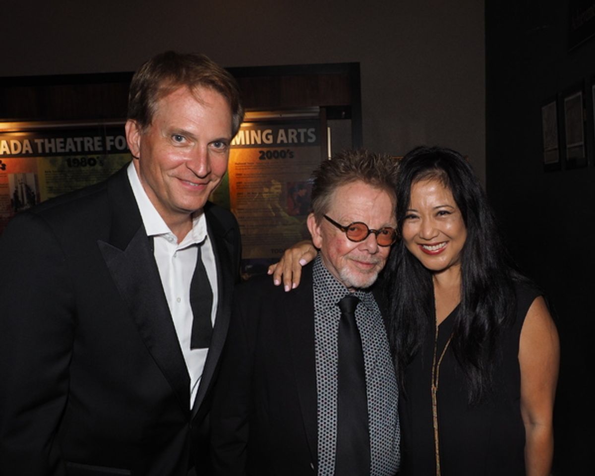 Rex Smith, Paul Williams, and Tracy Lin at 