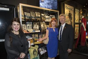 Donelle Dadigan, Jeanne Russell (Margaret Wade/Dennis the Menace) and Steve Nycklemoe Photo