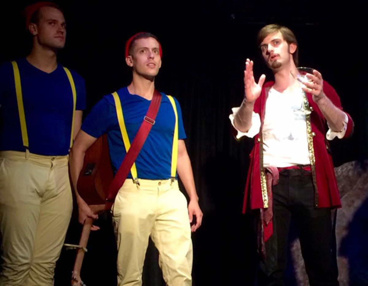 Nolan Hennelly, Michael Benjamin Bunin and Griffin Hennelly at 