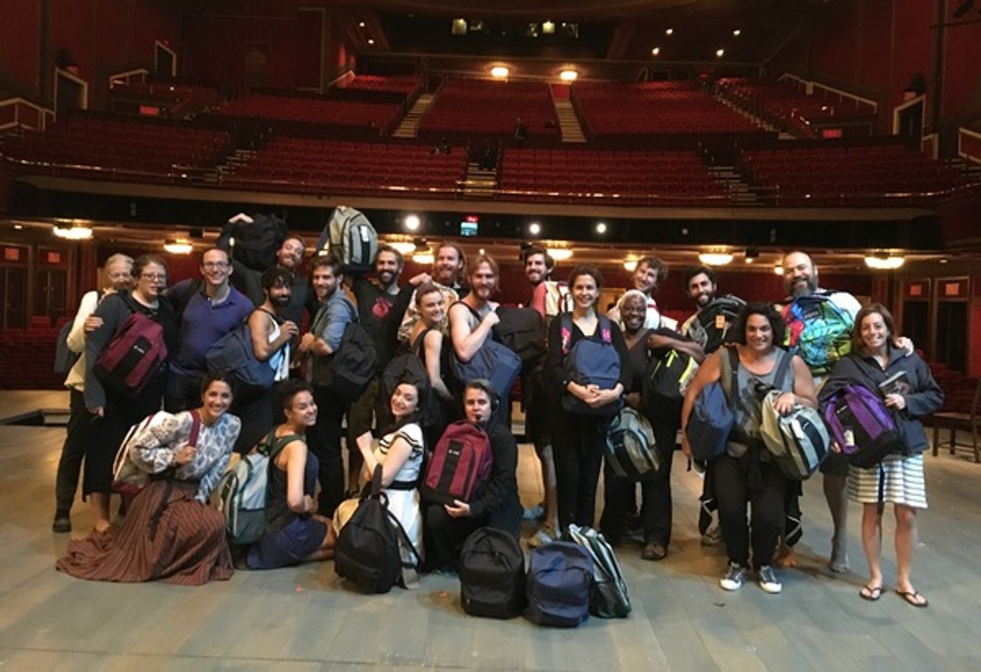 Photo Flash: Broadway's FIDDLER ON THE ROOF Cast Supports OPERATION BACKPACK Photo Flash: Broadway's FIDDLER ON THE ROOF Cast Supports OPERATION BACKPACK Image