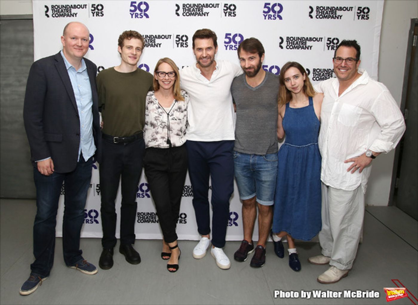 Photo Coverage: THE HOBBIT Star Richard Armitage, Amy Ryan & the Cast of LOVE, LOVE, LOVE Meet the Press!  Image