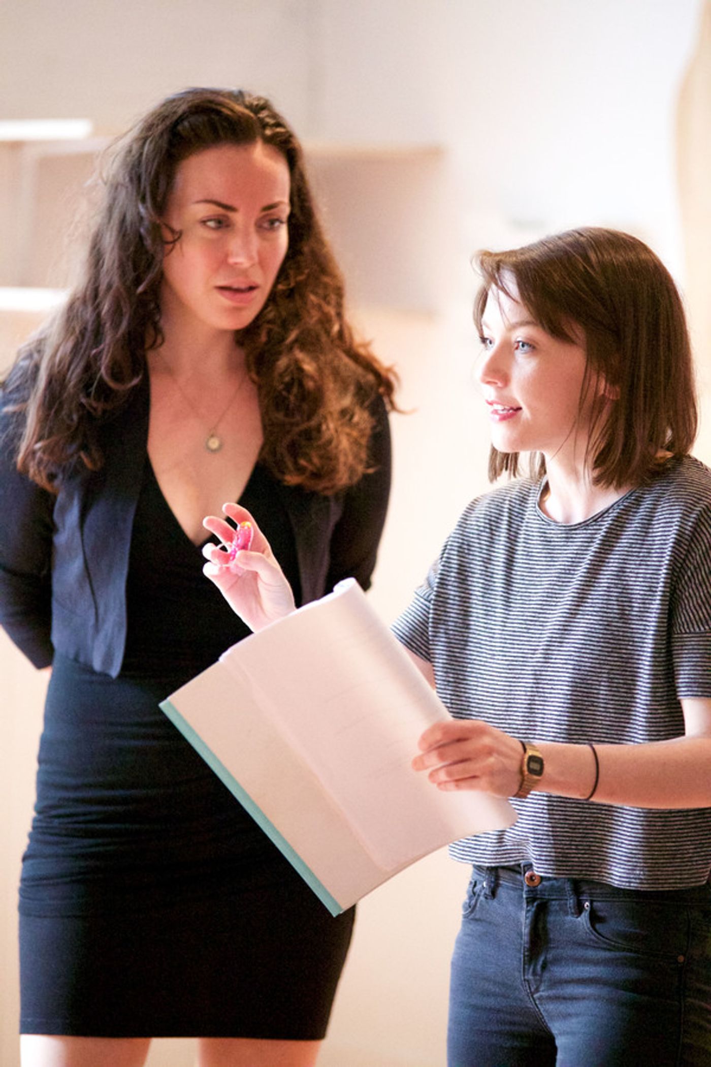 Photo Flash: In Rehearsal With BURNING BRIDGES at Theatre 503  Image