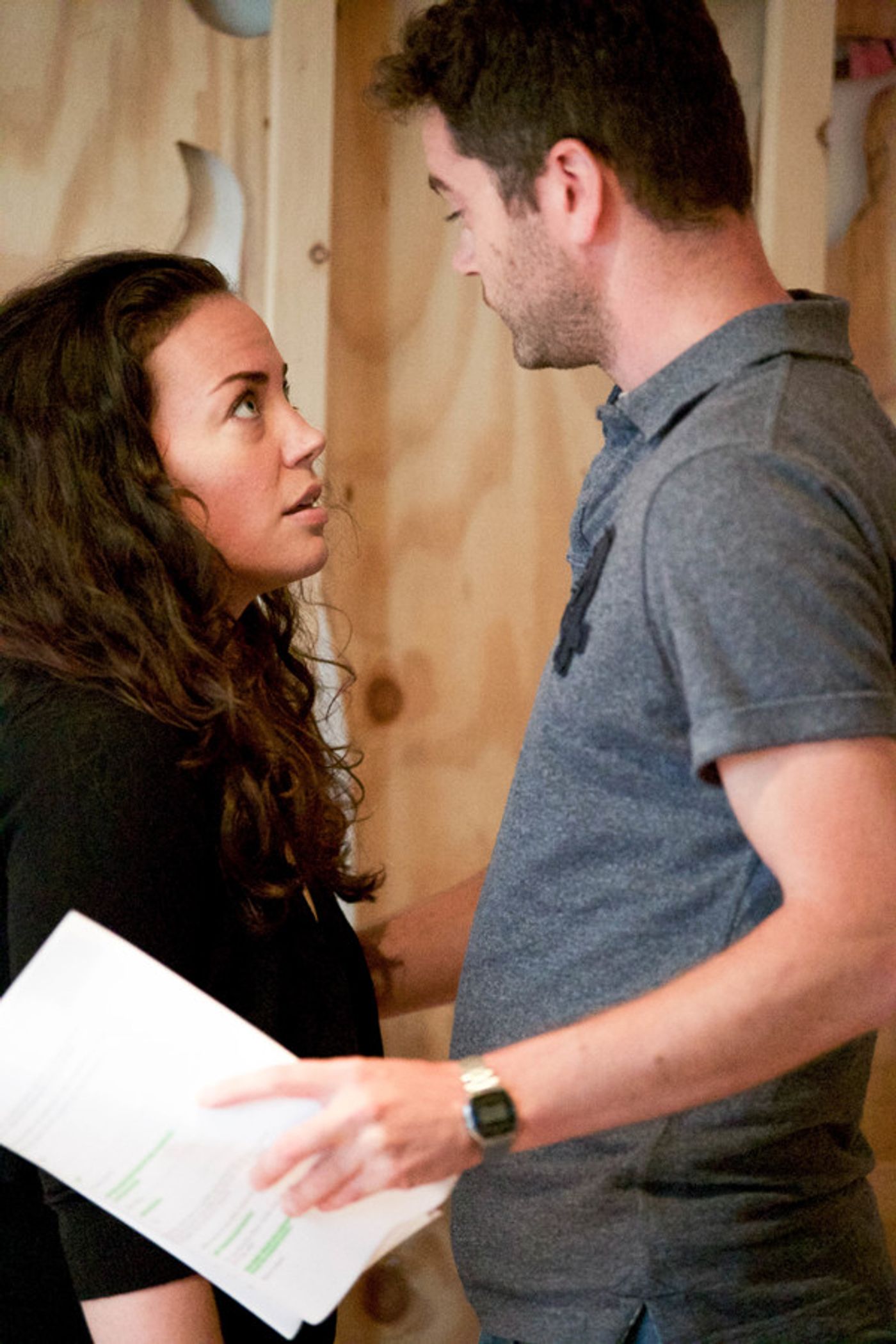 Photo Flash: In Rehearsal With BURNING BRIDGES at Theatre 503  Image