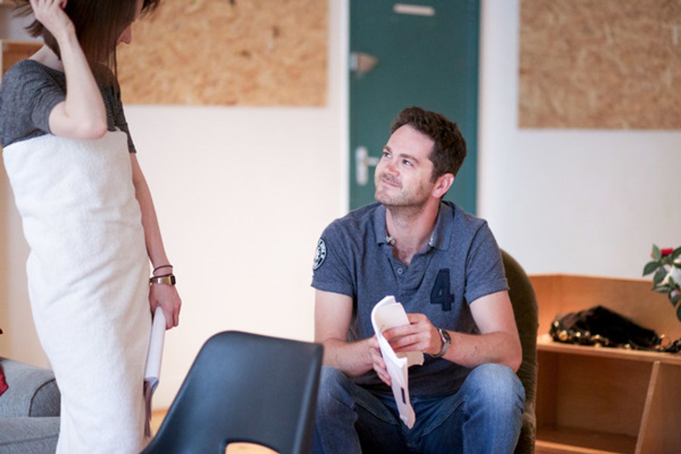 Photo Flash: In Rehearsal With BURNING BRIDGES at Theatre 503  Image