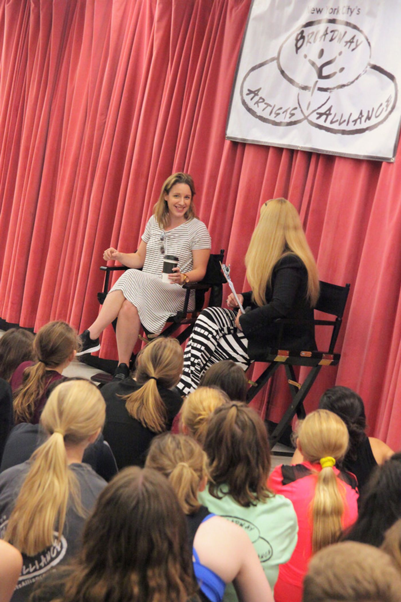 Photo Flash: WAITRESS Star Jessie Mueller Mentors Kids at Broadway Artists Alliance  Image