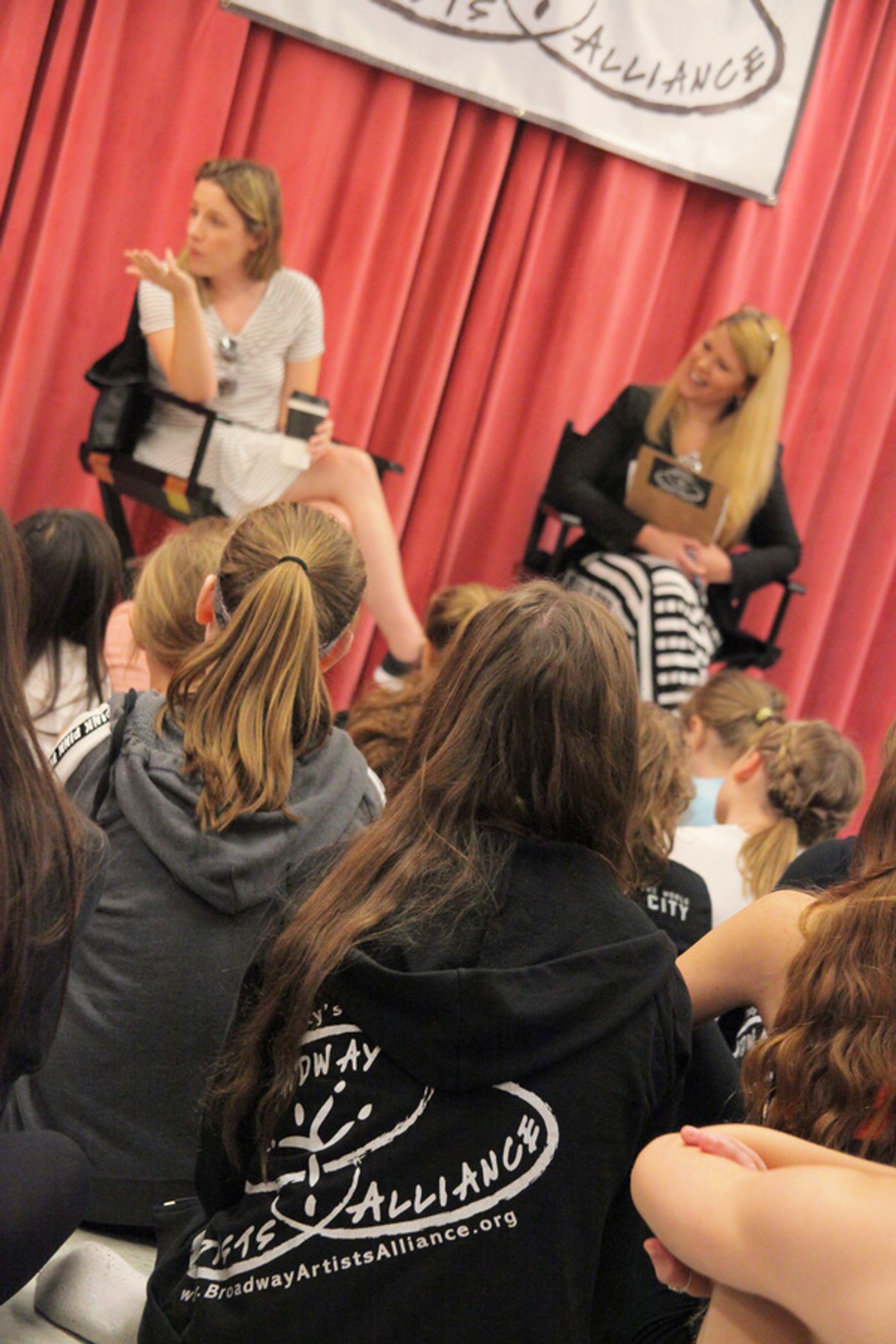 Photo Flash: WAITRESS Star Jessie Mueller Mentors Kids at Broadway Artists Alliance  Image