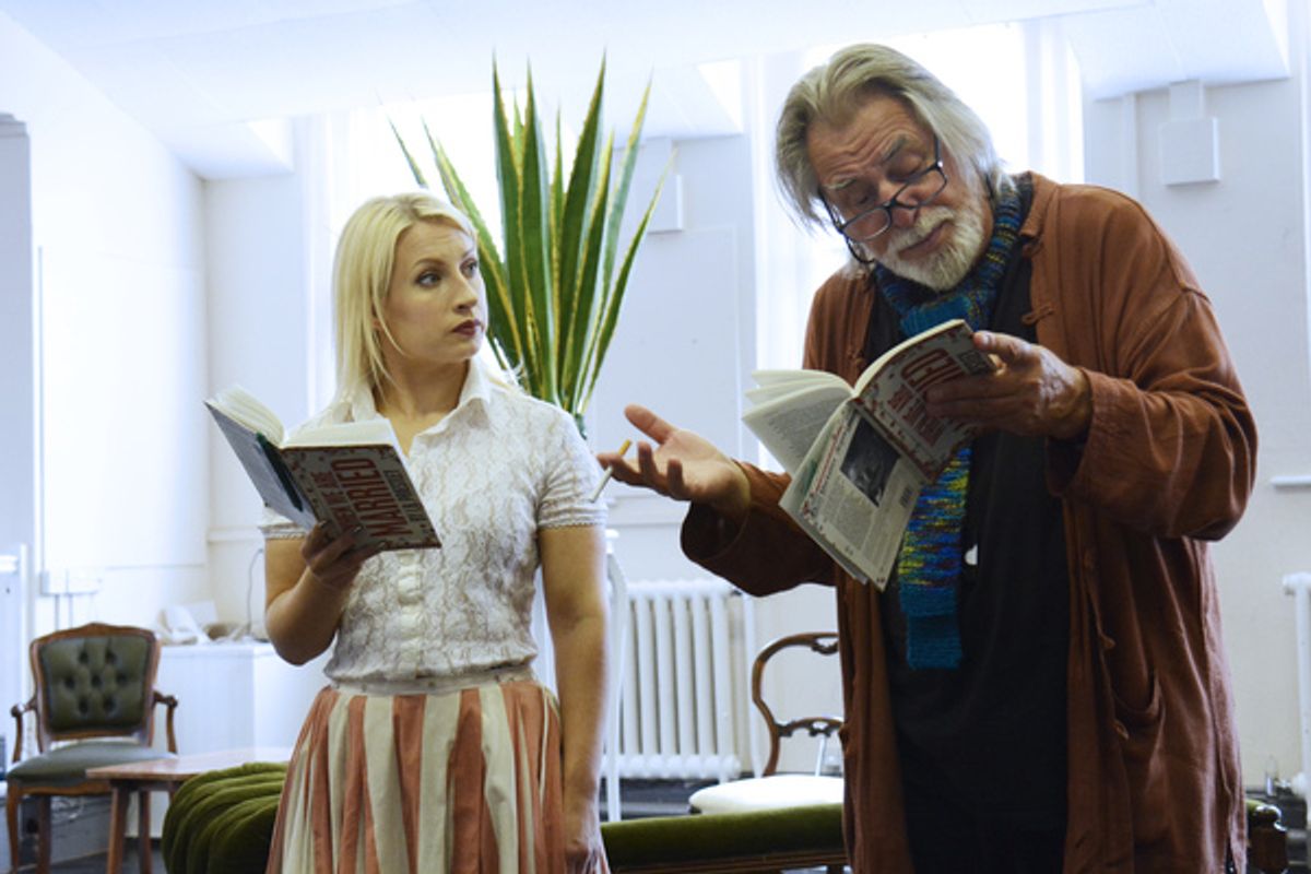 Kat Rose-Martin and Barrie Rutter at 