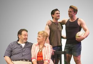 Randy Pearlman, Lindsay Hayward, Michael Brannian and Blake Lee Photo