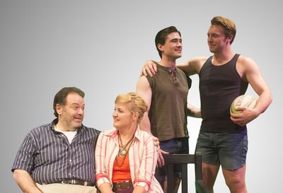 Randy Pearlman, Lindsay Hayward, Michael Brannian and Blake Lee Photo