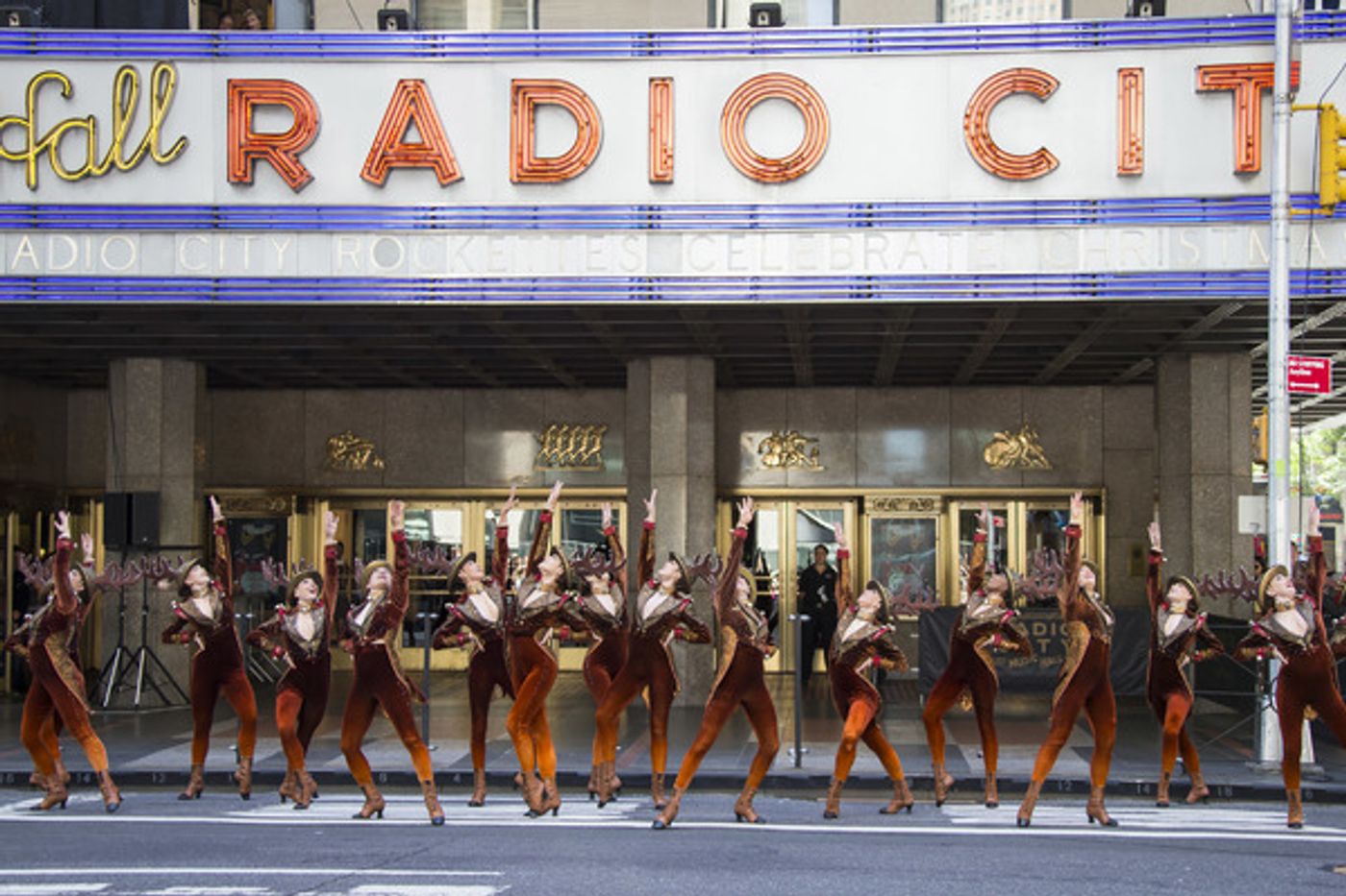 Photo Flash: The Rockettes Prance in CHRISTMAS IN AUGUST Outside Radio City Photo Flash: The Rockettes Prance in CHRISTMAS IN AUGUST Outside Radio City Image