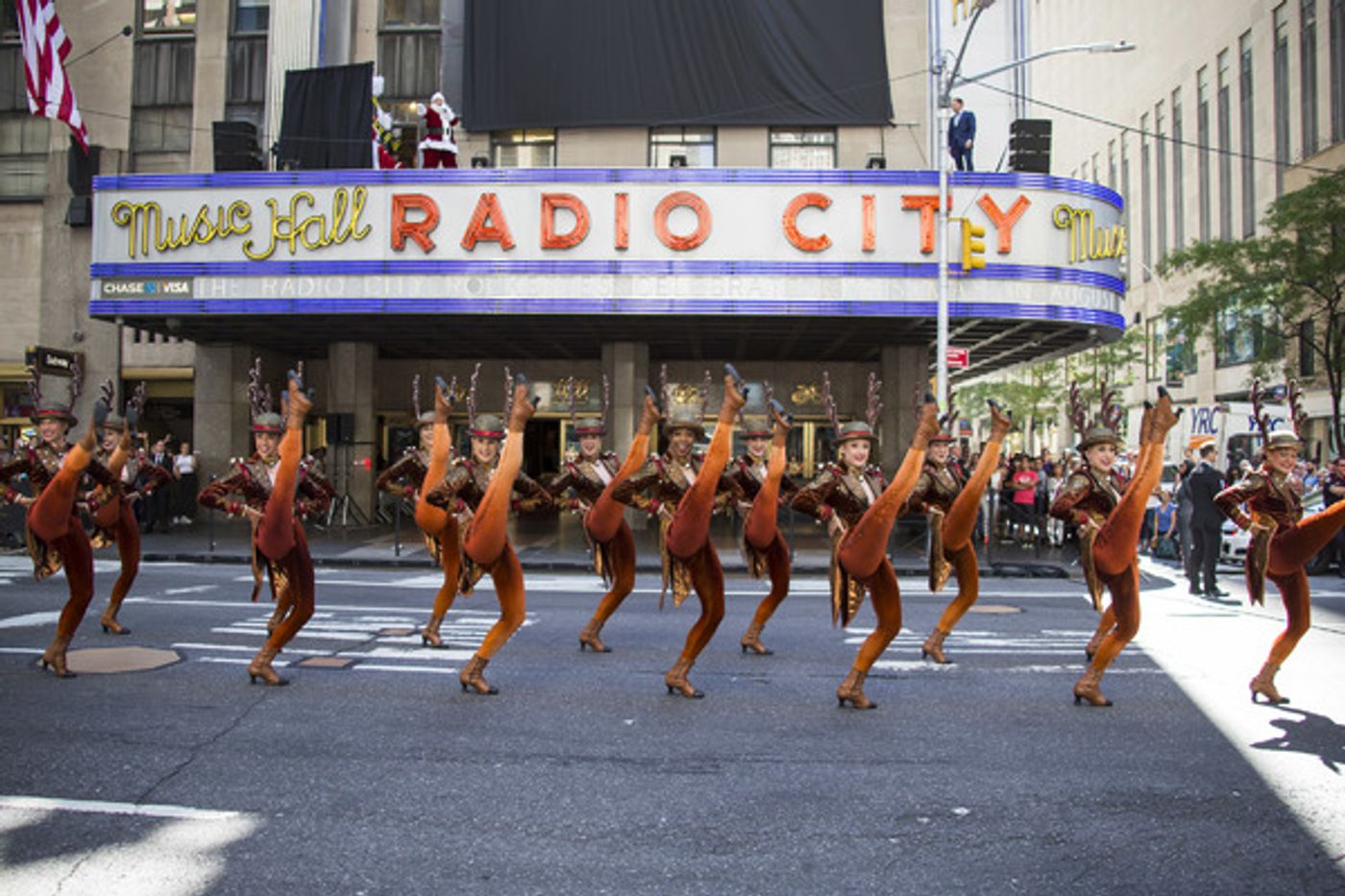 Photo Flash: The Rockettes Prance in CHRISTMAS IN AUGUST Outside Radio City  Image