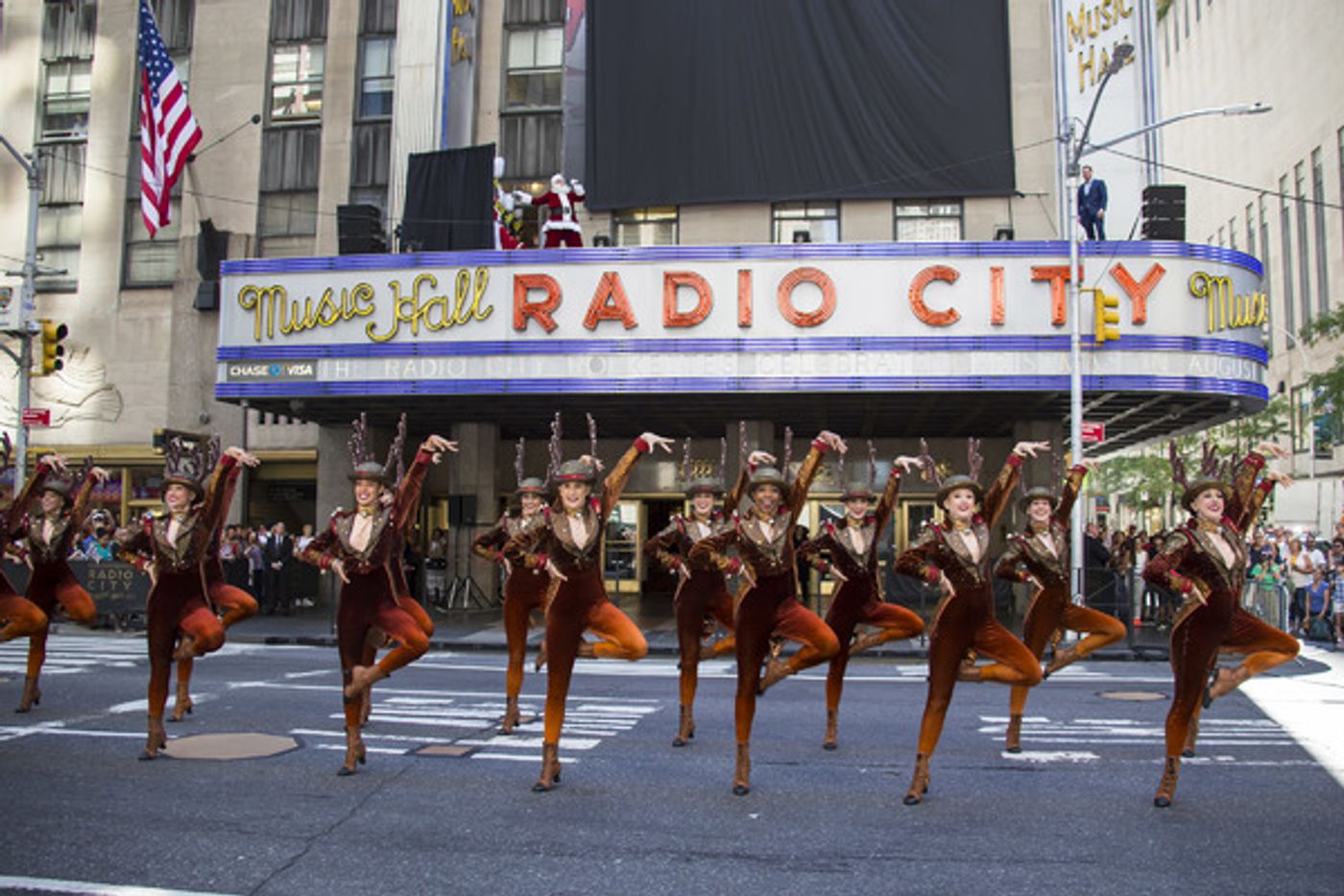 Photo Flash: The Rockettes Prance in CHRISTMAS IN AUGUST Outside Radio City  Image
