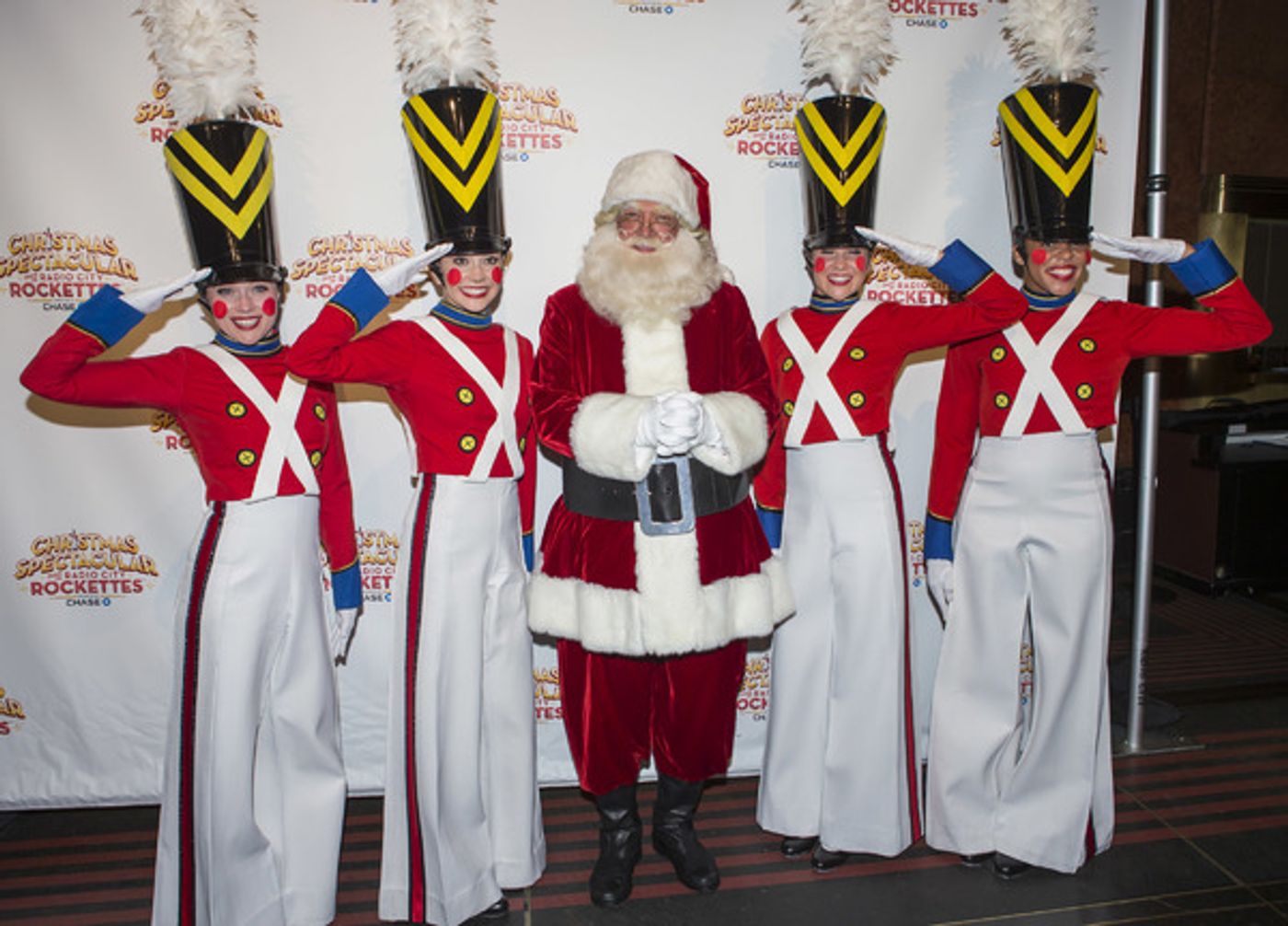 Photo Flash: The Rockettes Prance in CHRISTMAS IN AUGUST Outside Radio City Photo Flash: The Rockettes Prance in CHRISTMAS IN AUGUST Outside Radio City Image