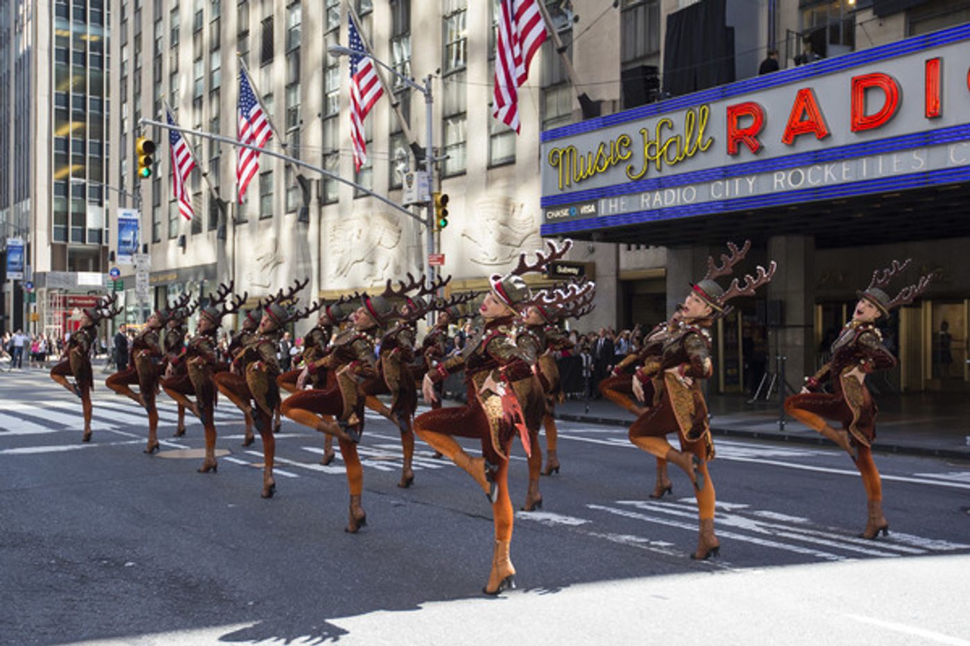 Photo Flash: The Rockettes Prance in CHRISTMAS IN AUGUST Outside Radio City  Image