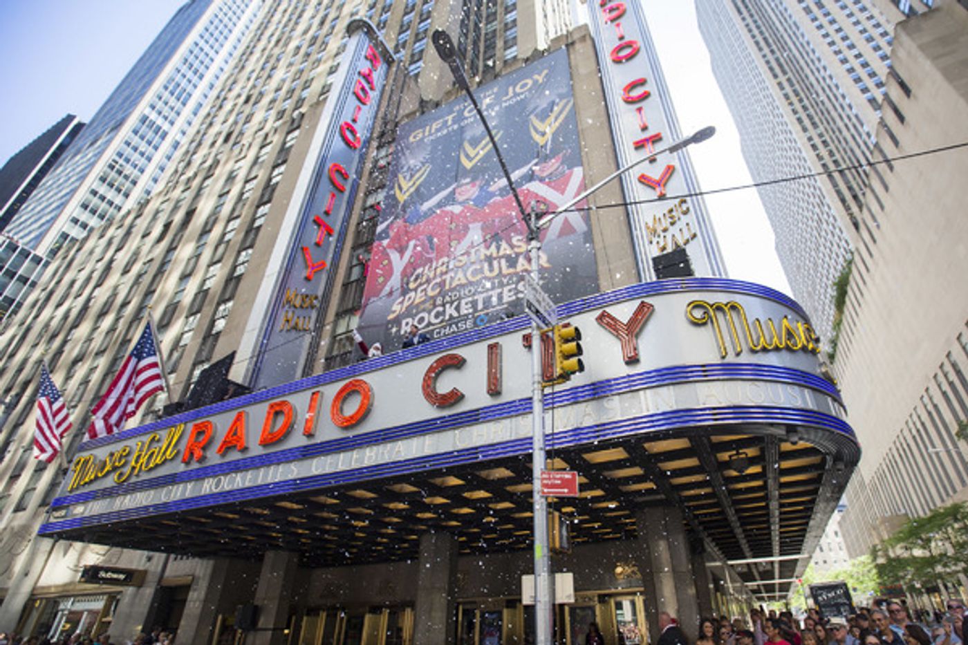 Photo Flash: The Rockettes Prance in CHRISTMAS IN AUGUST Outside Radio City Photo Flash: The Rockettes Prance in CHRISTMAS IN AUGUST Outside Radio City Image