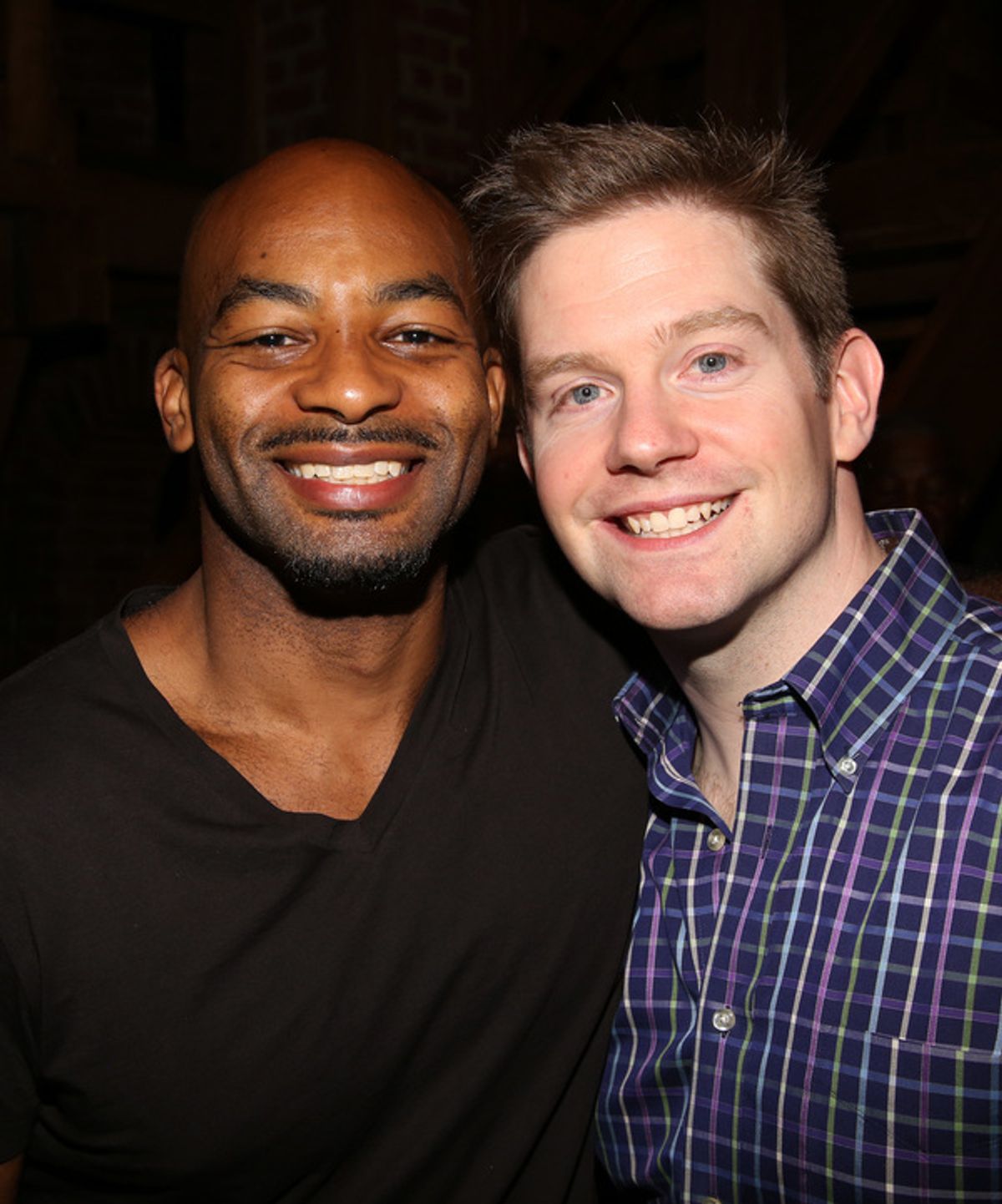 Brandon Victor Dixon and Rory O'Malley at 