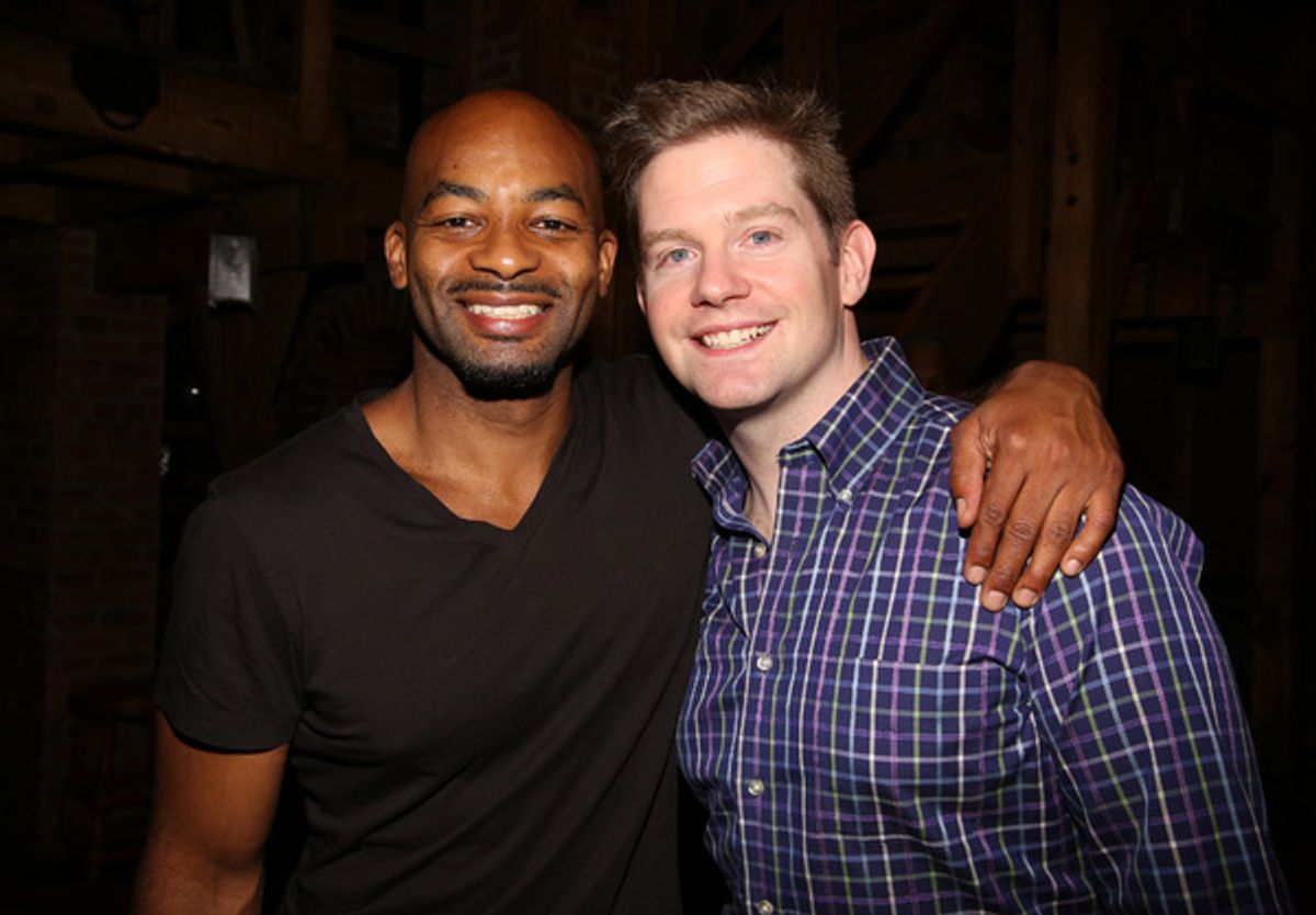 Brandon Victor Dixon and Rory O'Malley at 