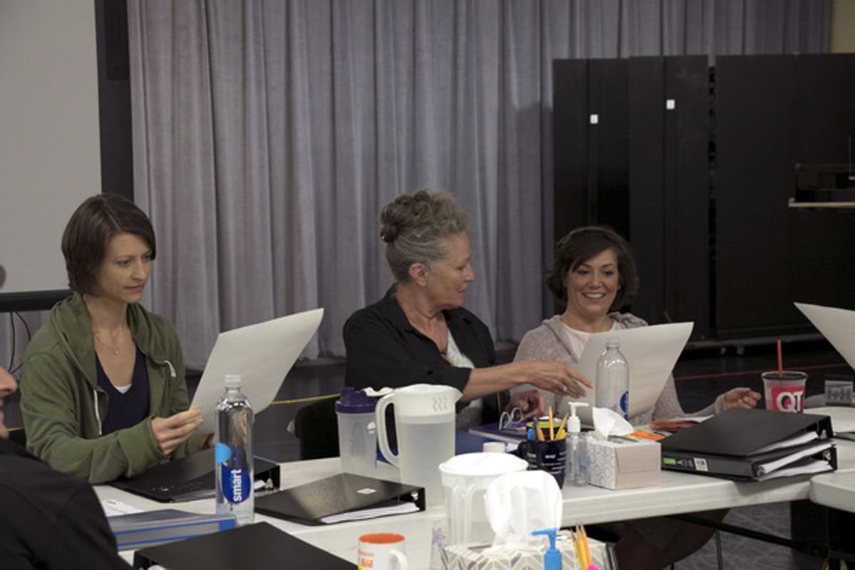 Julie Jesneck, Megan McFarland, and Wendy Melkonian at 