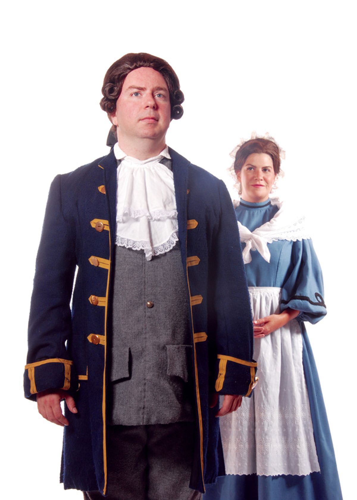 Pictured (left to right): Darius Pierce as John Adams and Dru Rutledge as Abigail Adams in the Tony award-winning musical 1776. Photo by Triumph Photography. Performances are September 9 - October 16, 2016 at Lakewood Theatre Company in Lake Oswego, Orego at 