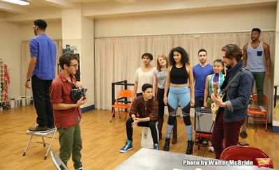 Danny Harris Kornfeld and Kaleb Wells and cast Photo