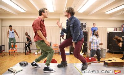 Danny Harris Kornfeld and Kaleb Wells and cast Photo