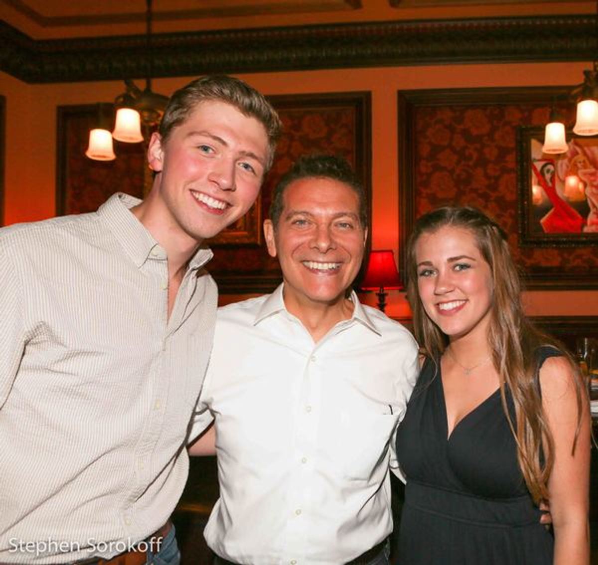 Nick Ziobro, Michael Feinstein, Julia Goodwin at 