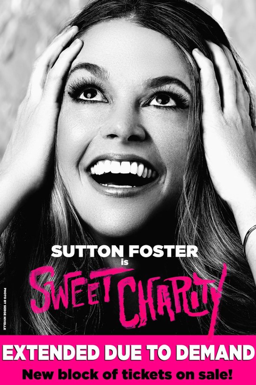 Photo Flash: Splashy Artwork Revealed for Sutton Foster-Led SWEET CHARITY Image
