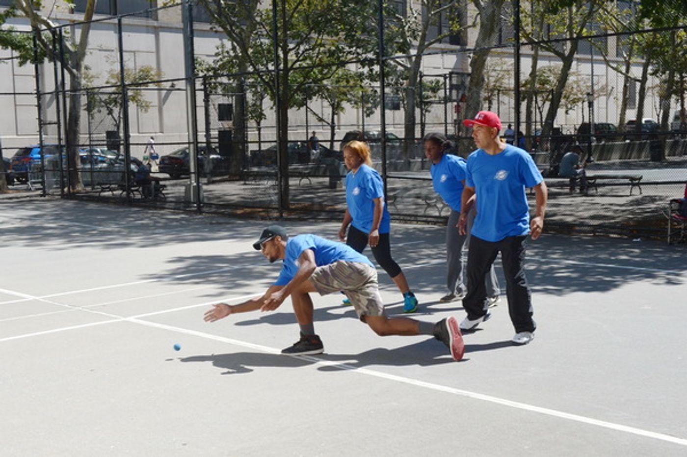 Photo Flash: NYC Parks Opens Two Newly Refurbished Handball Courts in Manhattan, Brooklyn Photo Flash: NYC Parks Opens Two Newly Refurbished Handball Courts in Manhattan, Brooklyn Image