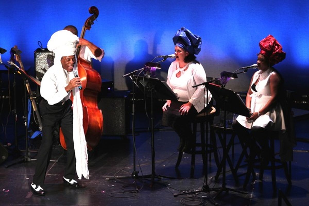 Andre De Shields, Kimberly Lawson, Donica Lynn at 