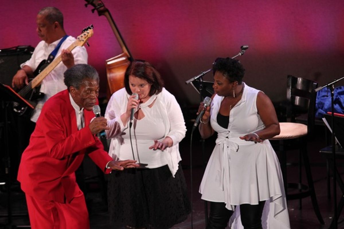 Andre De Shields, Kimberly Lawson, Donica Lynn at 